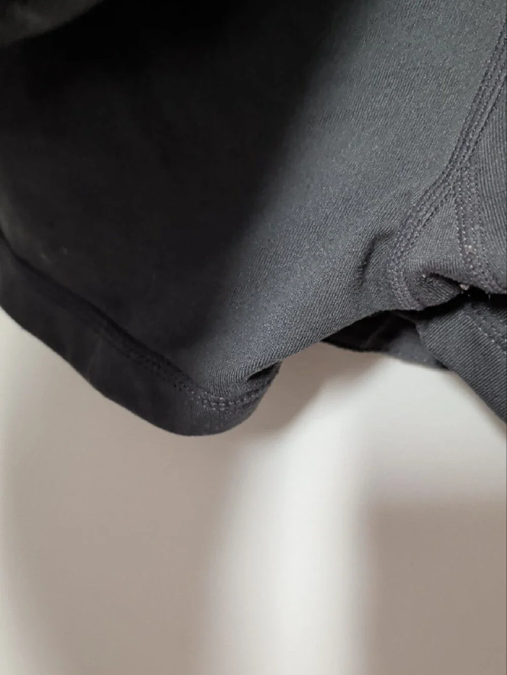 Zella Charcoal Gray Skort with Striped Waistband